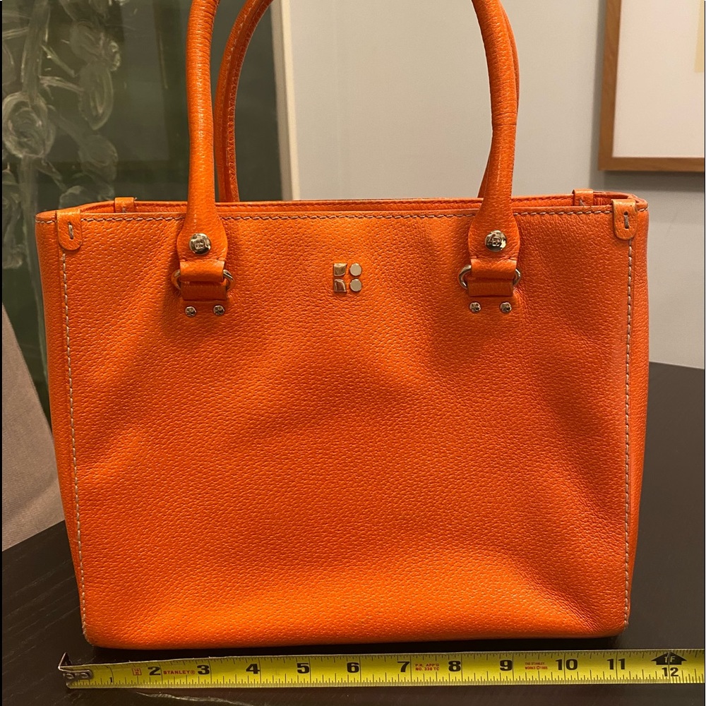 Kate Spade Wellsley orange Satchel Handbag